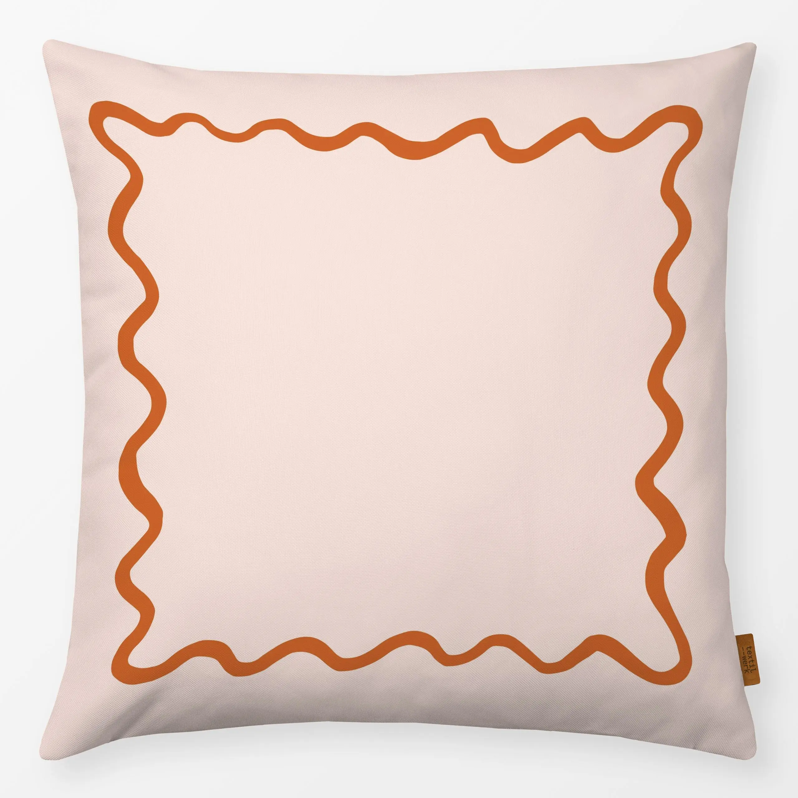 Kissen Frame Wave - Symbole & Muster - von „Kruth Design"; modern, wellen, organisch, schlicht, kruthdesign, reduziert, Deko...