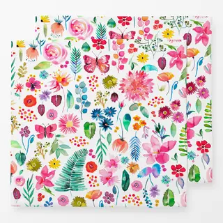 Servietten Frühling Botanisch Pflazen