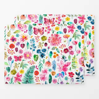 Tischset Frühling Botanisch Pflazen