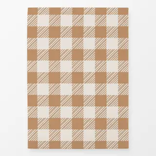 Geschirrtücher Karo-stoff braun