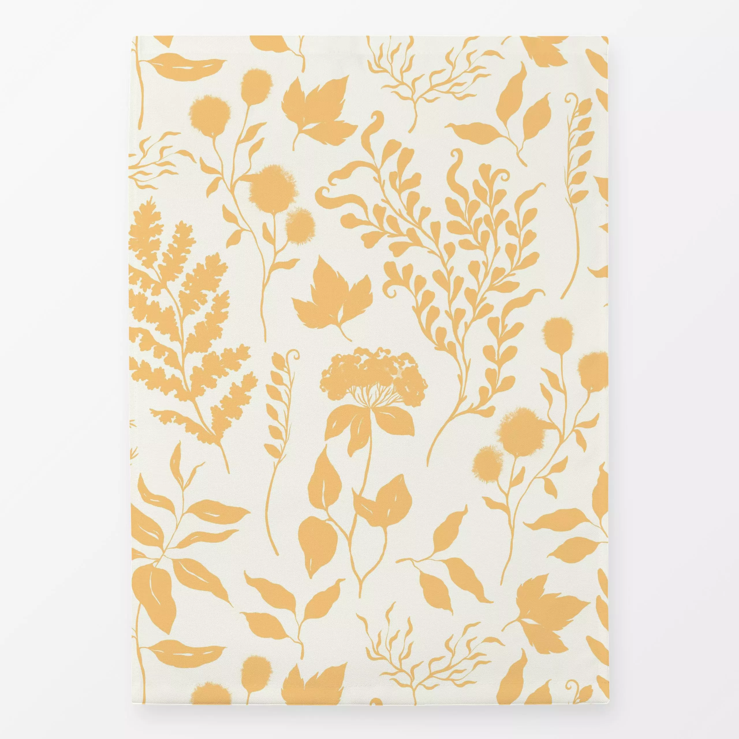 Geschirrtücher Sommerblumen Gelb Creme - Blumen & Florales, Sommer - von „Monika Strigel"; creme, Wildblumen, Sonne, beige, ...