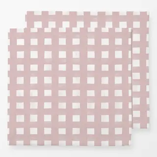 Servietten Karo Check rosa