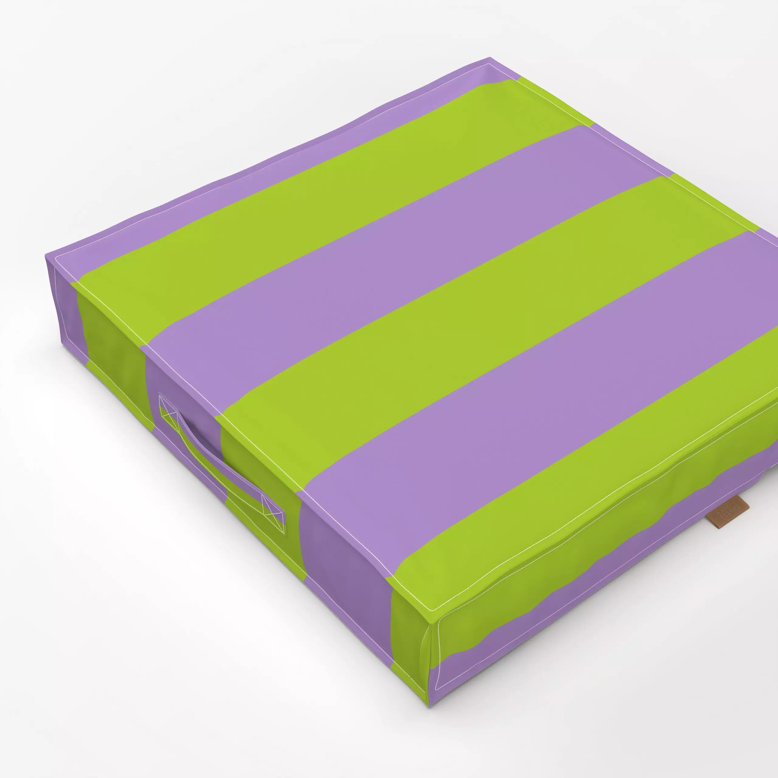 Bodenkissen Streifen - Symbole & Muster - von „Julia Schumacher"; Streifen, Happy, gestreift, juliaschumacher, vertikal, Hal...