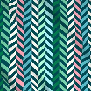 Meterware Farbfreude Chevron 1