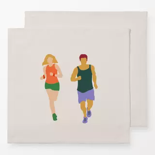 Servietten Joggen 1