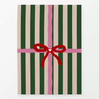 Geschirrtücher Geschenk Auf Streifen Grün