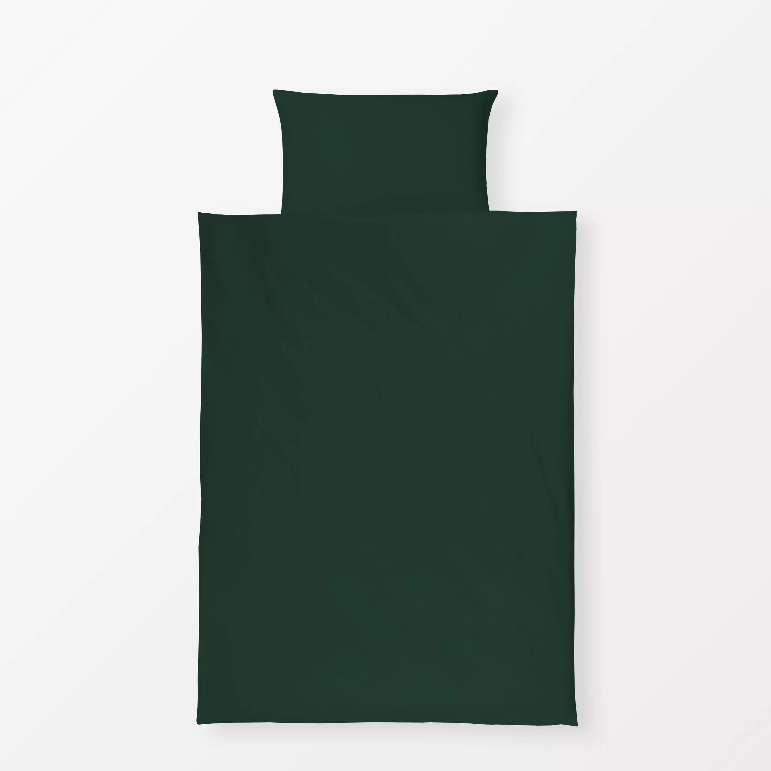 Bettwäsche colors Tannengrün - Weihnachten, Winter - von „textilwerk colors"; Tanne, Wald, Tannenbaum, Weihnachten, Winter, ...