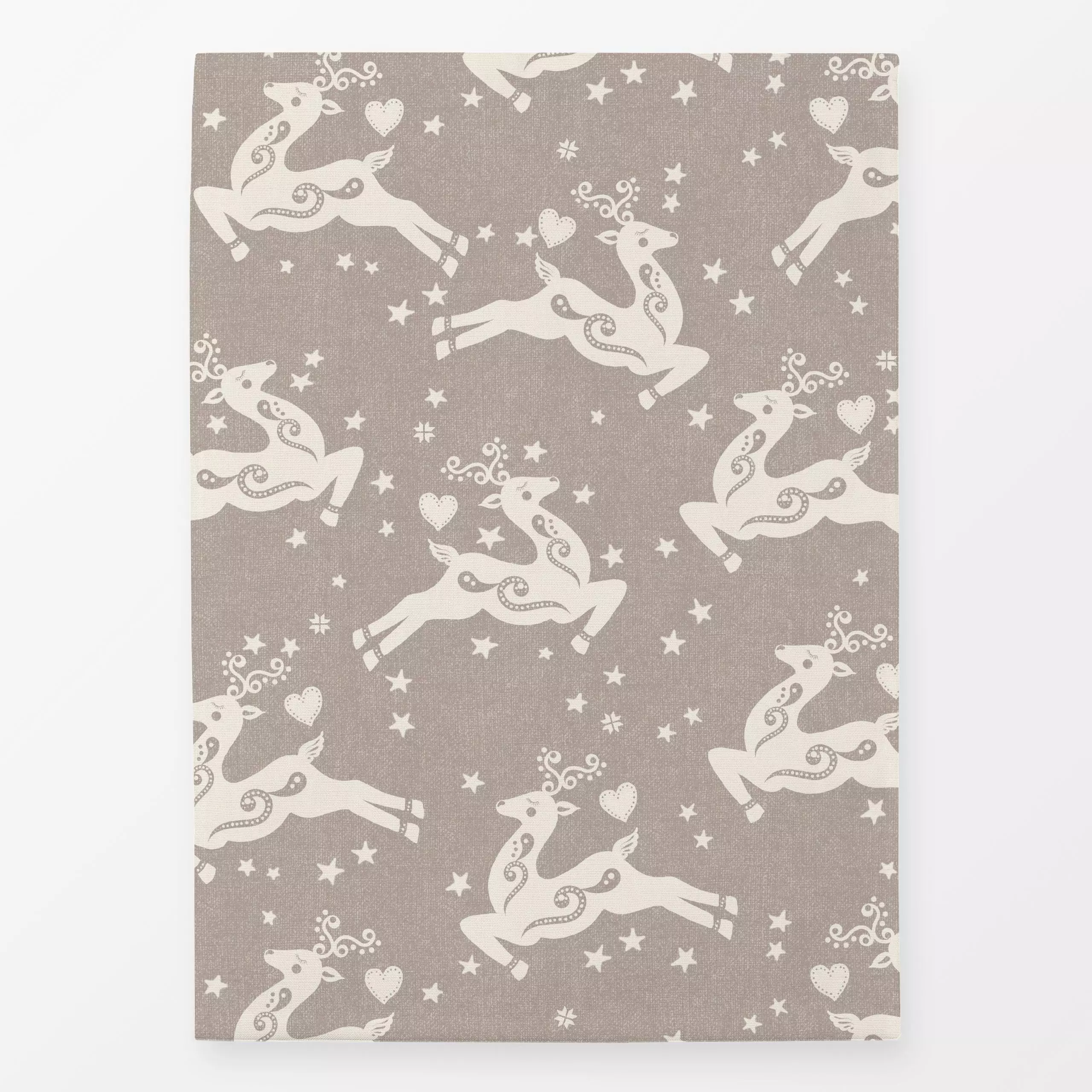 Geschirrtücher Scandi Folk Rentieren V - Weihnachten, Winter, Symbole & Muster - von „Bloomery Decor"; Merry Christmas, Weih...