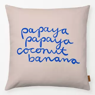 Kissen Papaya Coconut Banana Beige