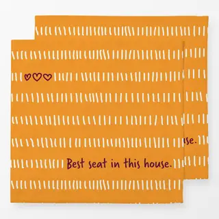 Servietten Best-seat-gelb