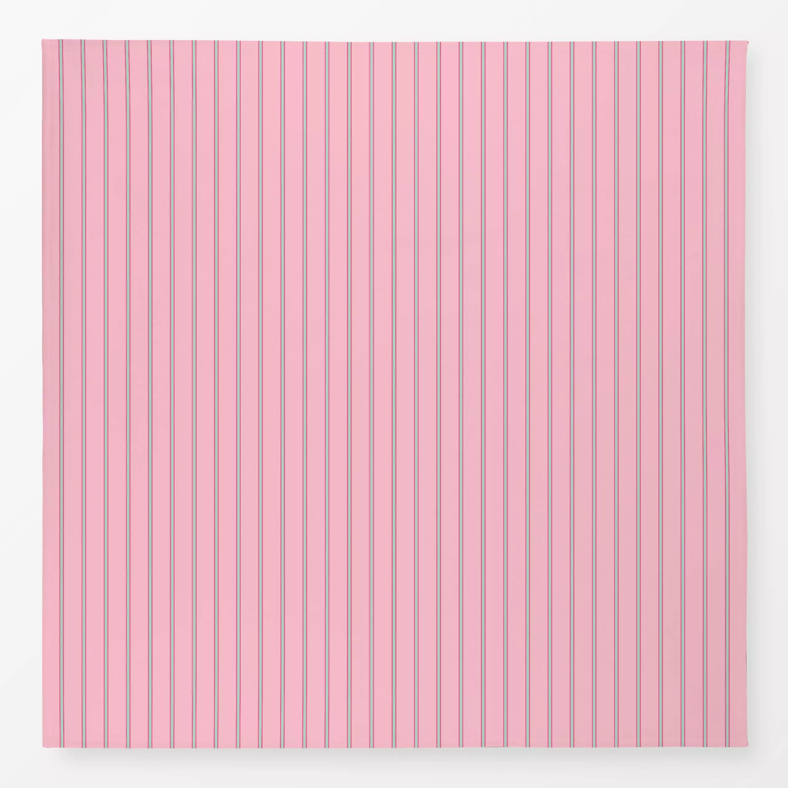 Tischdecke Líneas turquesa y rosa, gemustert, Sommer, von Karen Menzenbach
