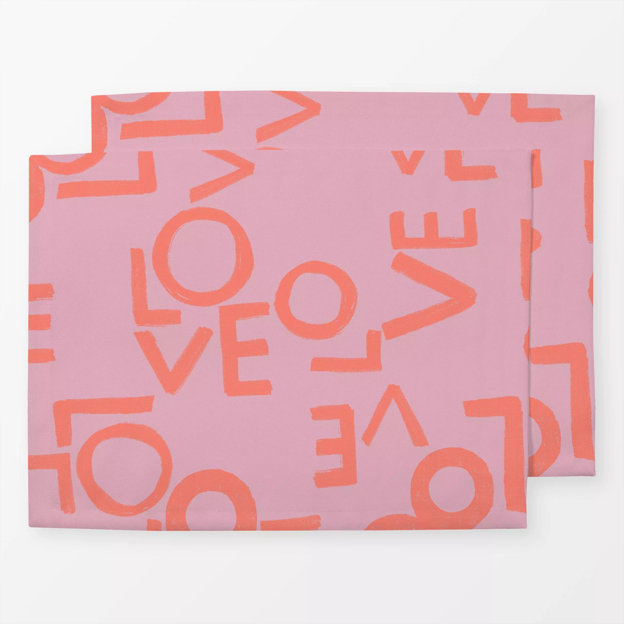 Tischset LOVE, Spruch, von Studio Kesse