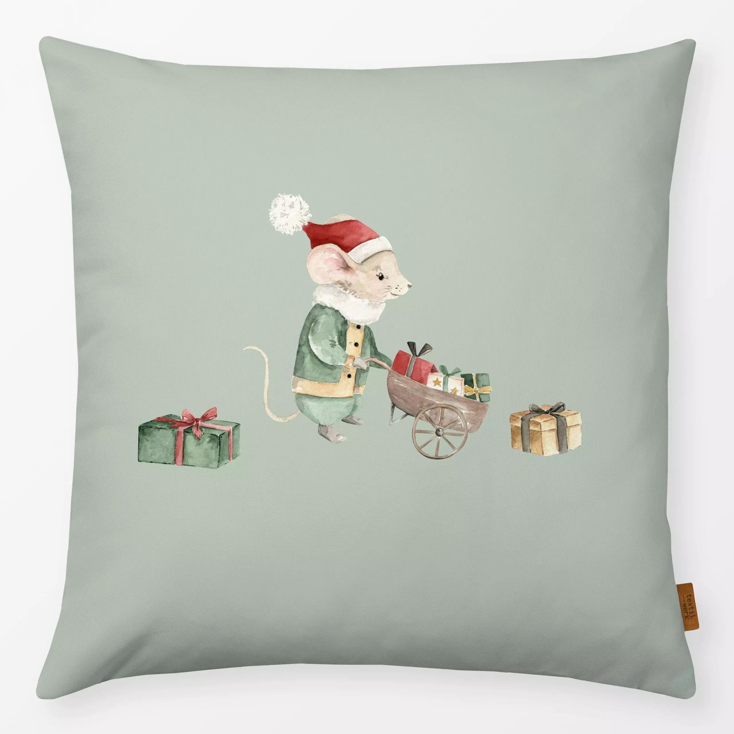 Kissen Grün - Kinderzimmer & Motive für Kinder, Tiere, Weihnachten - von „Katrin Graff"; Kinderzimmer, Weihnachtsdeko, gesch...