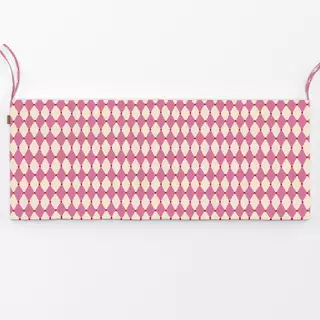 Bankauflage Bunte Bescherung - Raute Pink
