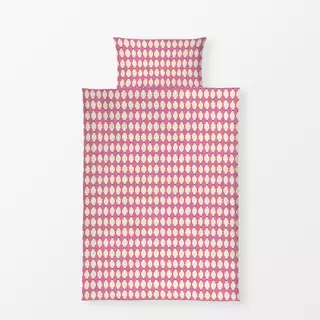 Bettwäsche Bunte Bescherung - Raute Pink