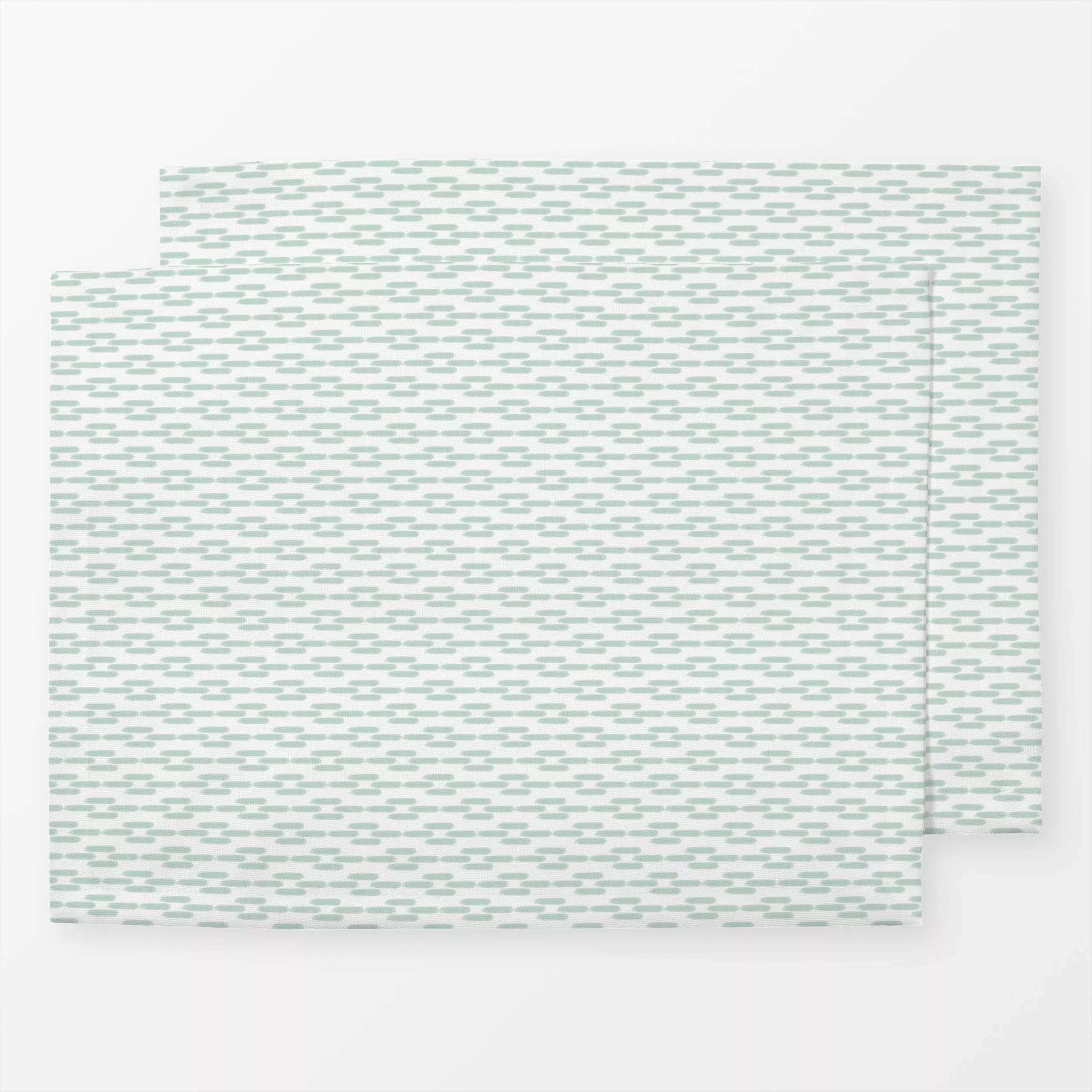 Tischset Frisches Grün, gemustert, Ostern, von Alisa Knöß