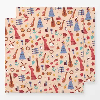 Servietten Spanish Culture