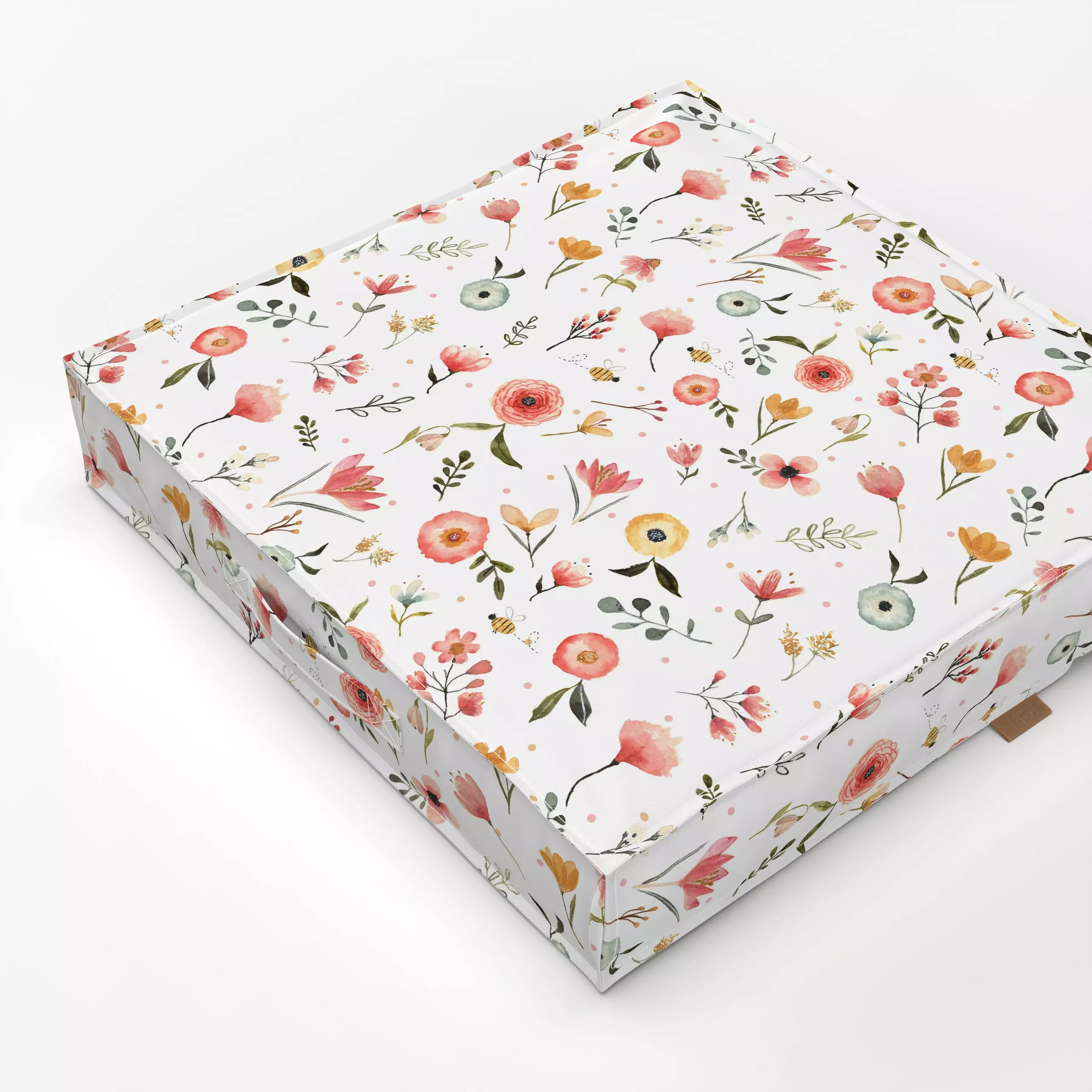 Bodenkissen Frühlingsboten5 - Blumen & Florales, Frühling - von „Lena Yokota"; Muster, Blumen, floral, flower, flowers, Blum...