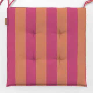 Sitzkissen Streifen pink orange