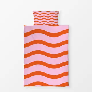Bettwäsche Wave Stripes Sunset
