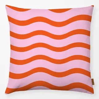 Kissen Wave Stripes Sunset