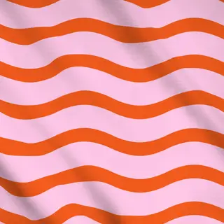 Meterware Wave Stripes Sunset