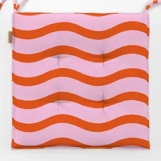 Sitzkissen Wave Stripes Sunset