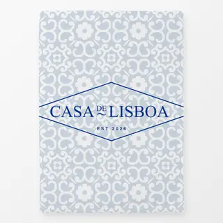 Geschirrtücher Azujelo Casa de Lisboa blau