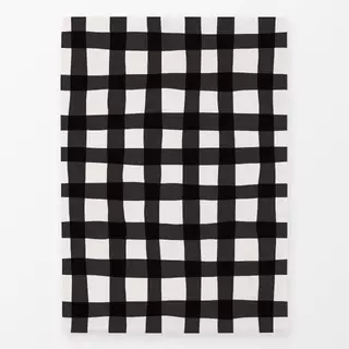 Geschirrtücher Karomuster schwarz