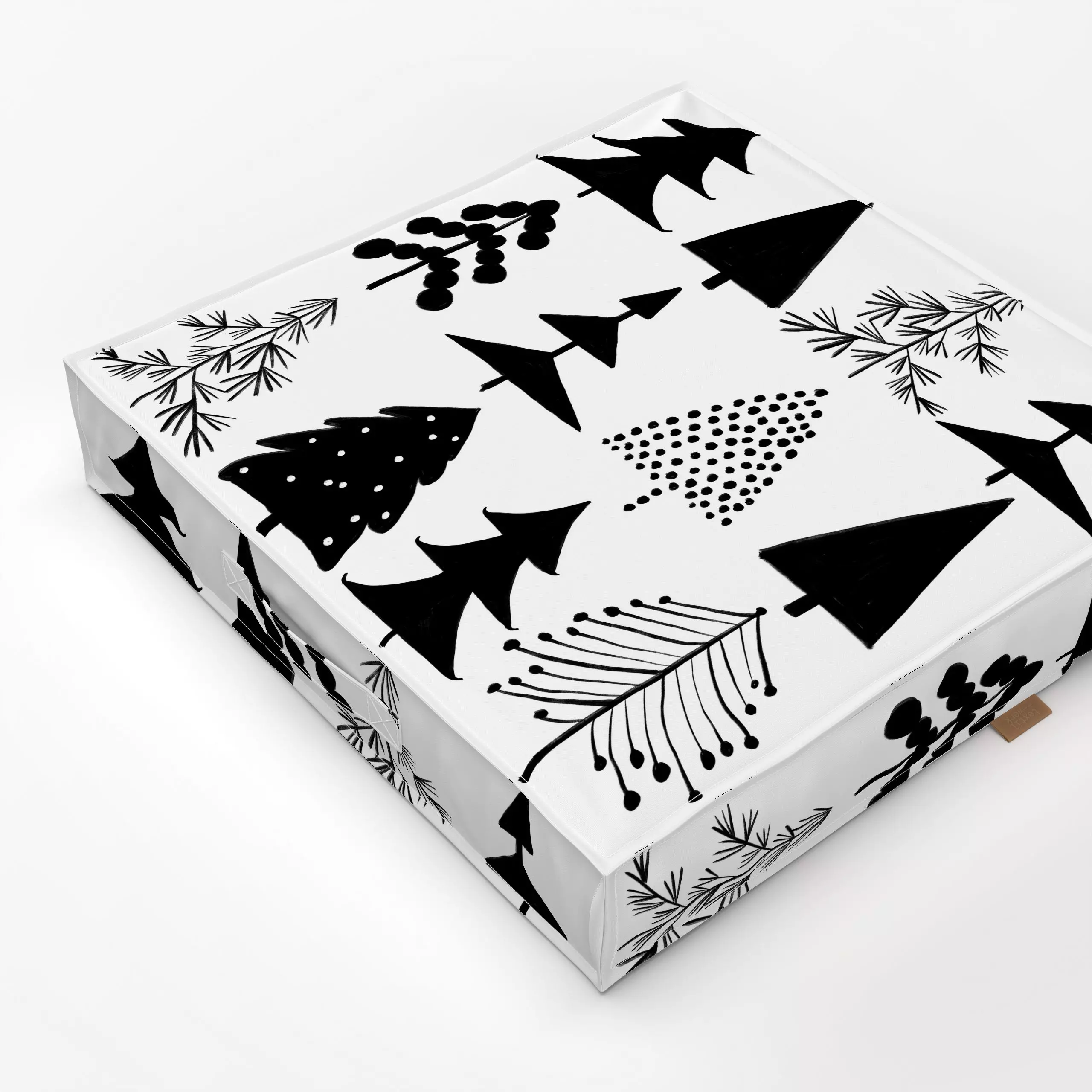 Bodenkissen Tannenbäume - Weihnachten - von „Sophie Augustin Illustration"; Merry Christmas, Tannenbaum, Weihnachtsbaum, Wei...