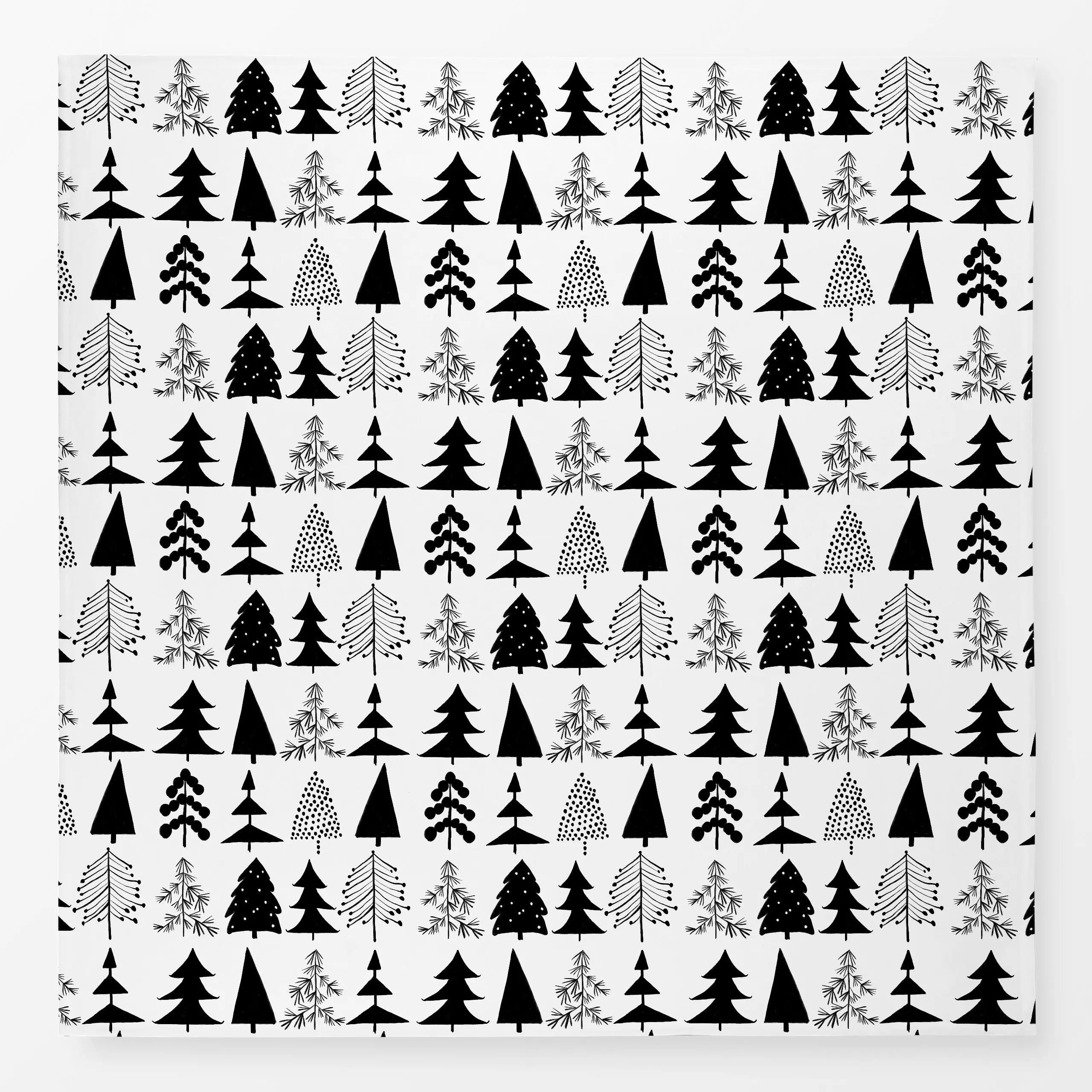 Tischdecke Tannenbäume - Weihnachten - von „Sophie Augustin Illustration"; Merry Christmas, Tannenbaum, Weihnachtsbaum, Weih...