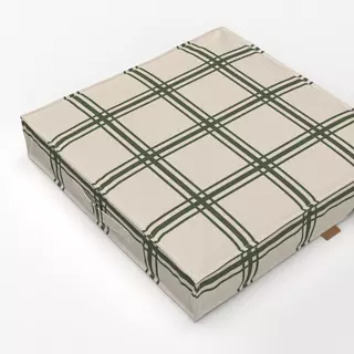 Bodenkissen Autumn Checks beige green