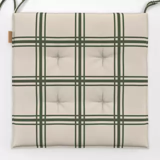 Sitzkissen Autumn Checks beige green