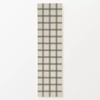 Tischläufer Autumn Checks beige green