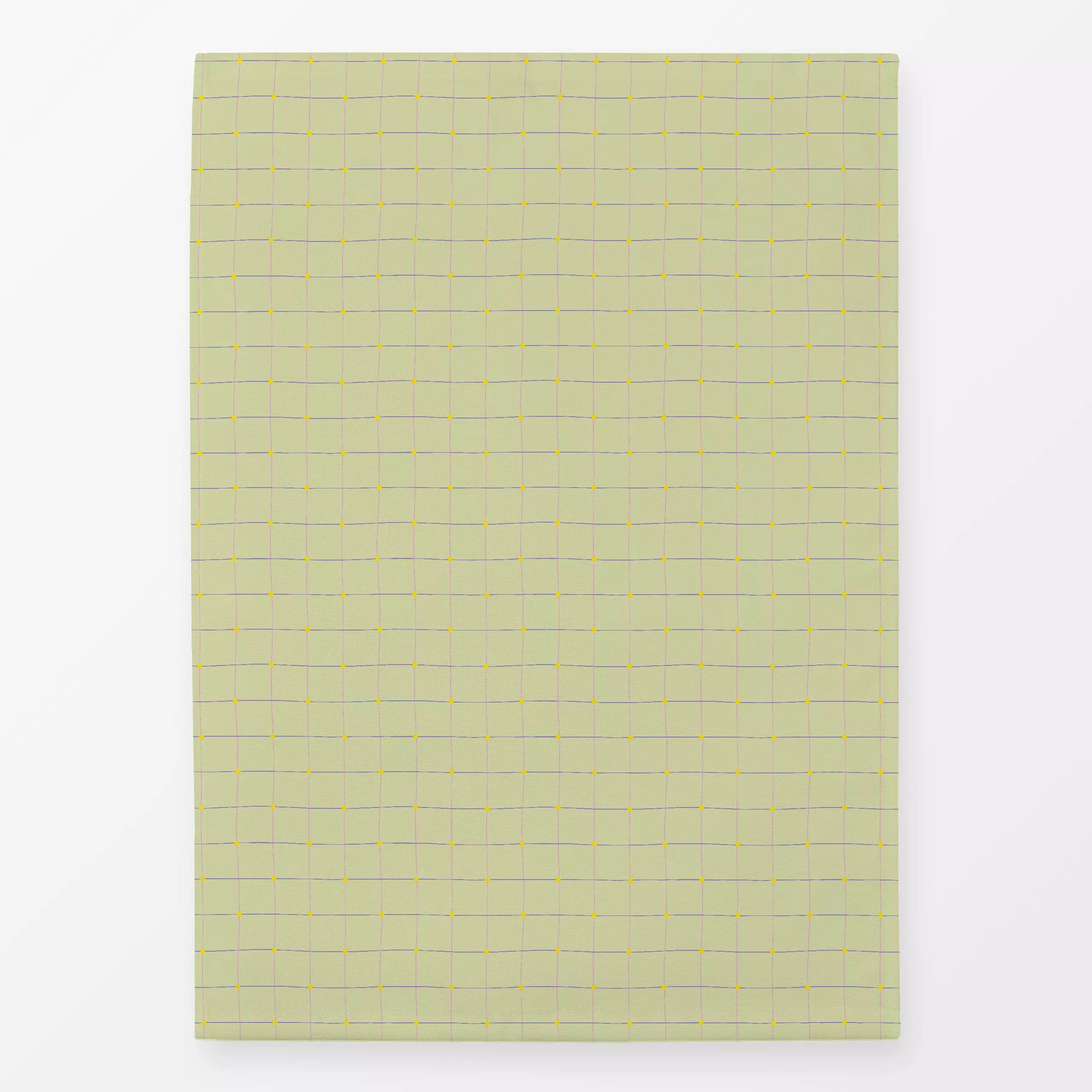 Geschirrtücher Karomuster Linien grün - Frühling, Symbole & Muster, Anlässe, Ostern - von „Carolin Vonhoff"; Muster, Linien,...