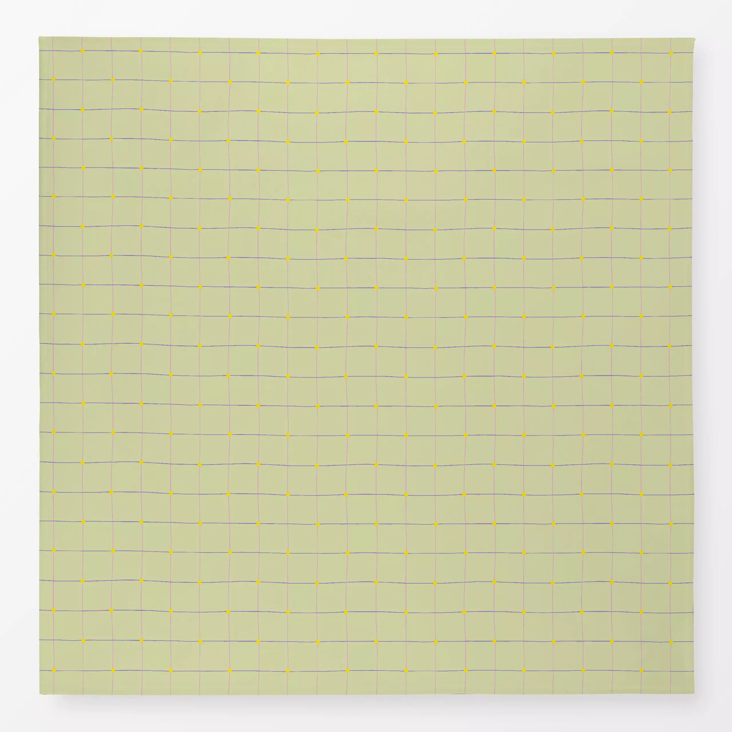 Tischdecke Karomuster Linien grün, gemustert, Ostern, von Carolin Vonhoff