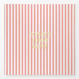 Tischdecke Sommer Sonne Happy Streifen