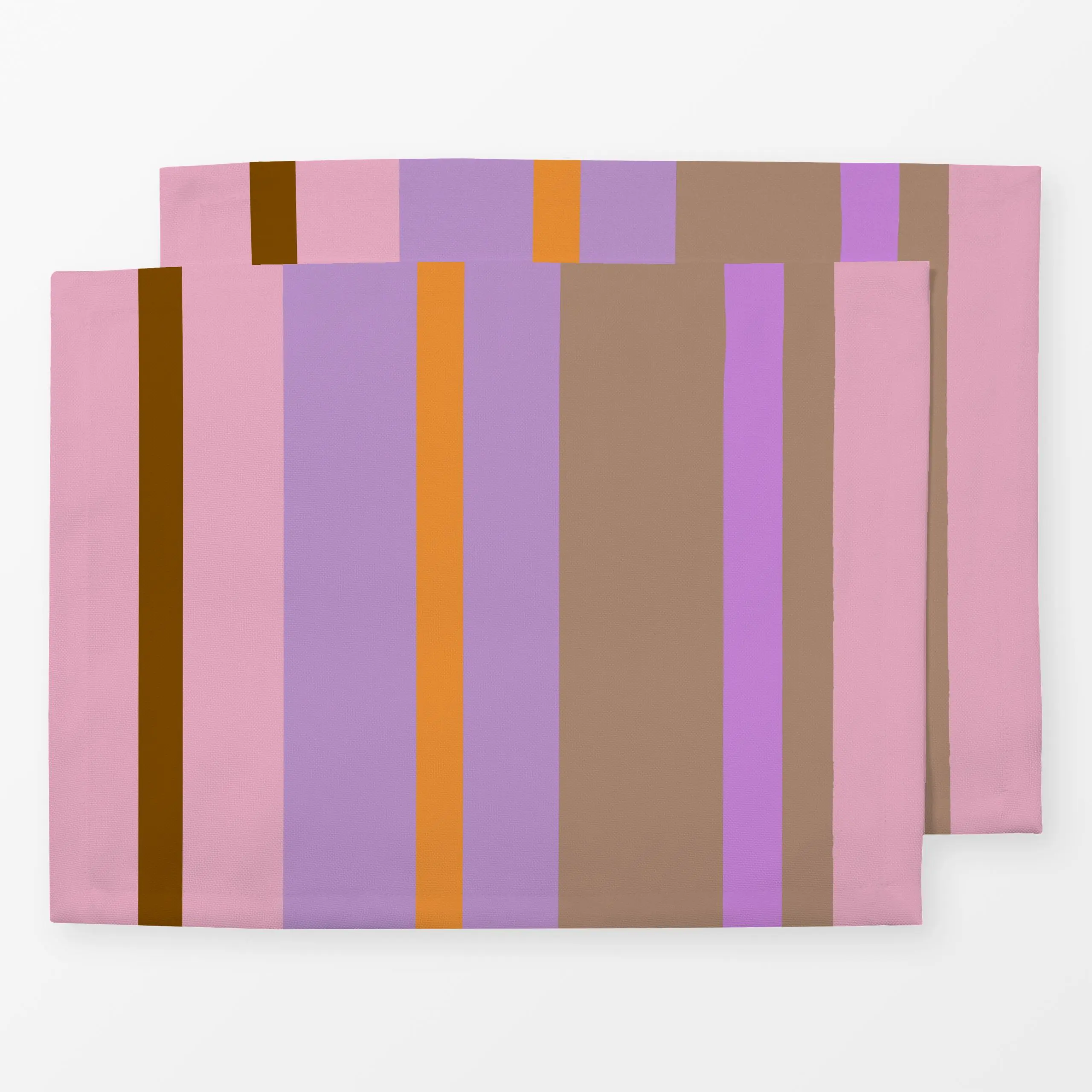 Tischset Streifen bunt - Frühling, Symbole & Muster, Ostern - von „Studio Kesse"; Streifen, Ostern, spring, Streifenmuster, ...