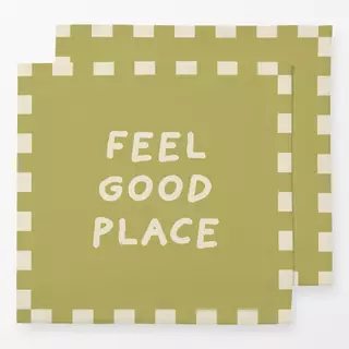 Servietten Feel Good Green