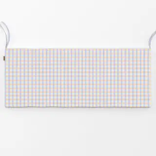 Bankauflage Karomuster Pastellfarben