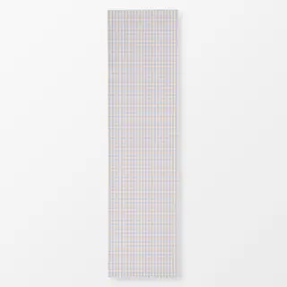 Tischläufer Karomuster Pastellfarben