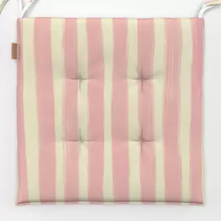 Sitzkissen Streifen Rosa