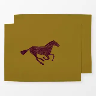 Tischset ChartreuseHorse