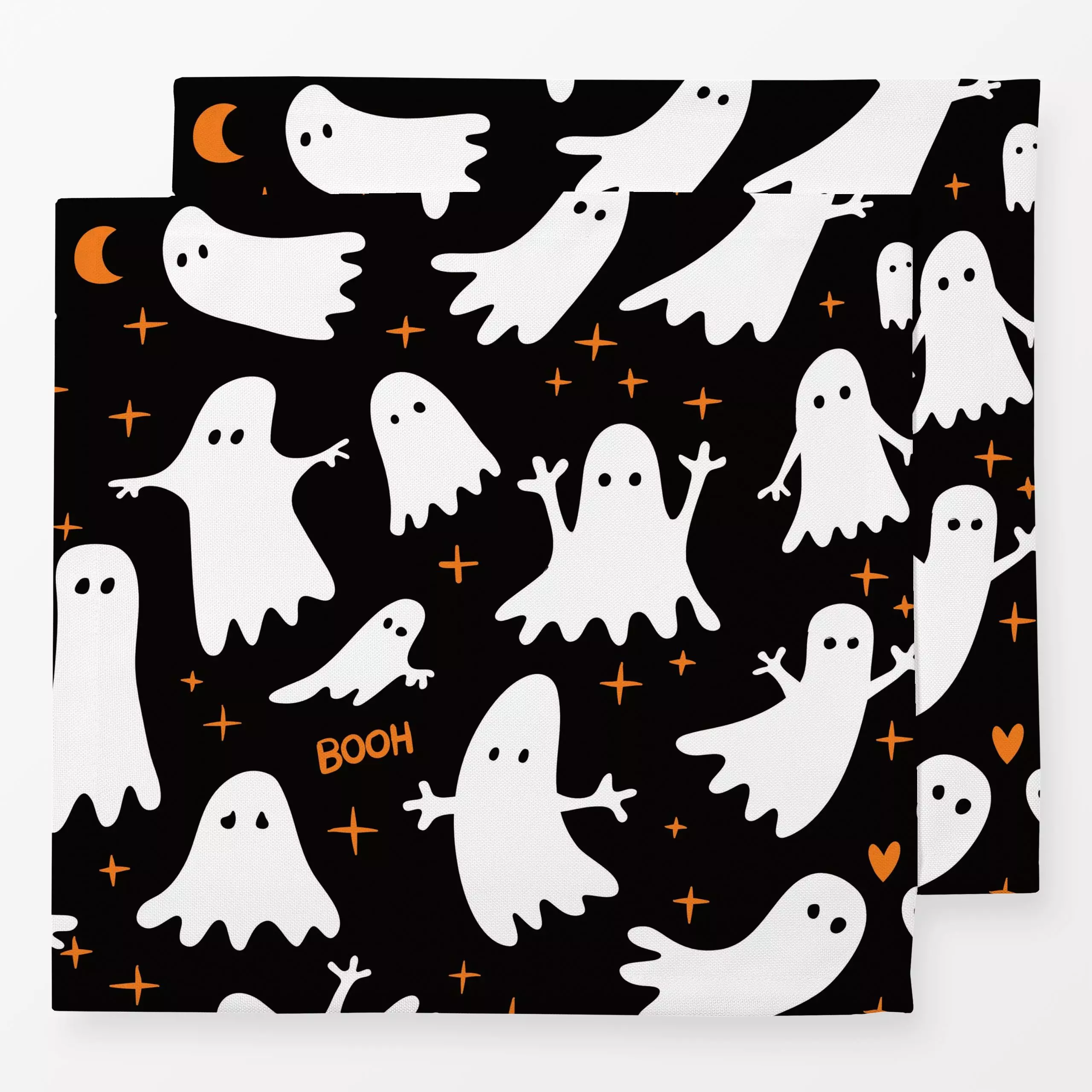 Servietten Halloween Gespenster Muster - Herbst, Kinderzimmer & Motive für Kinder, Symbole & Muster - von „Heyduda"; Kinder,...