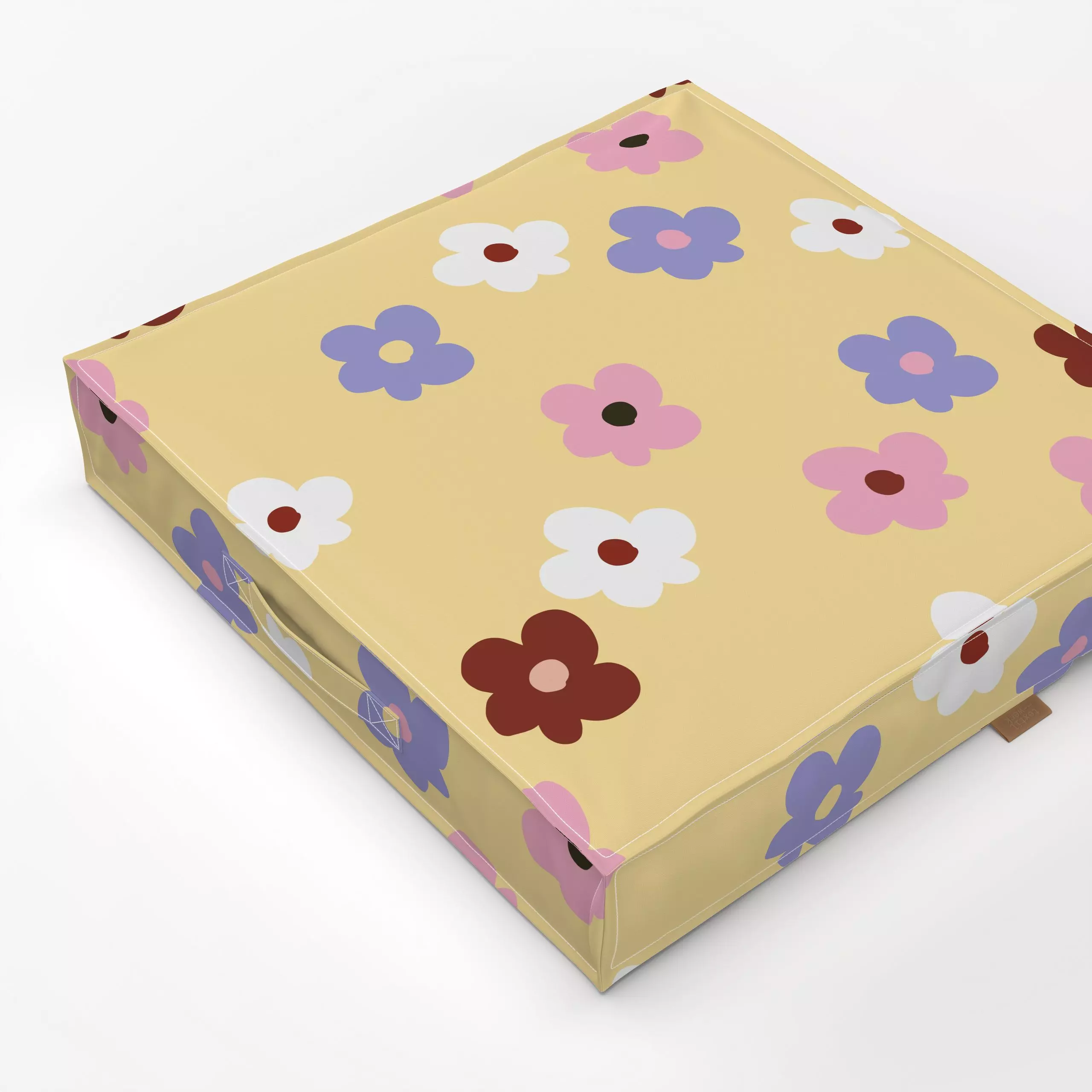 Bodenkissen Bold Flowers 6 - Blumen & Florales, Frühling, Symbole & Muster - von „Studio Memb"; Blumen, Wildblumen, Sommerbl...