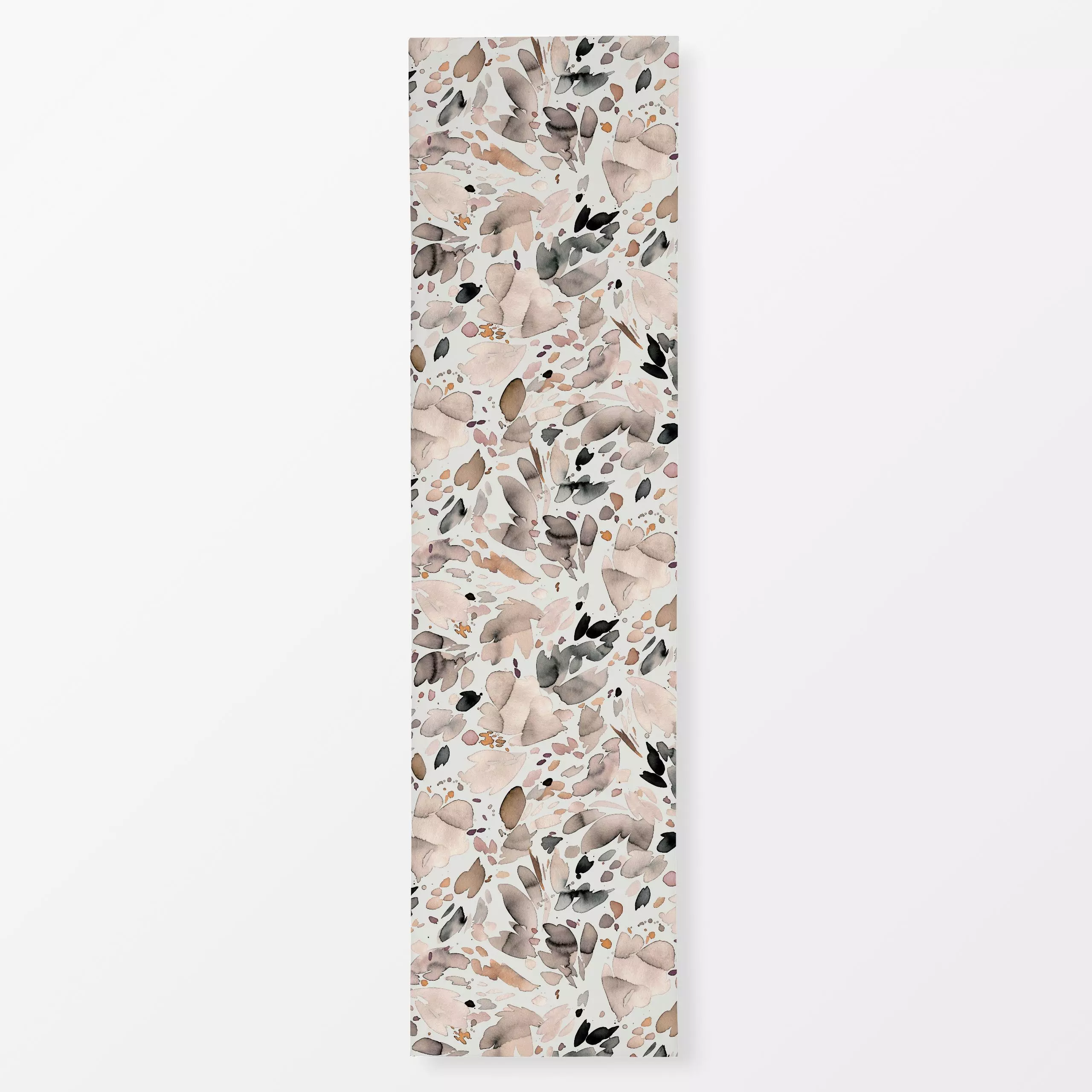 Tischläufer Watercolor Petals Rustic - Blumen & Florales, Sommer, Symbole & Muster - von „Ninola Design "; Aquarell, Kissen,...