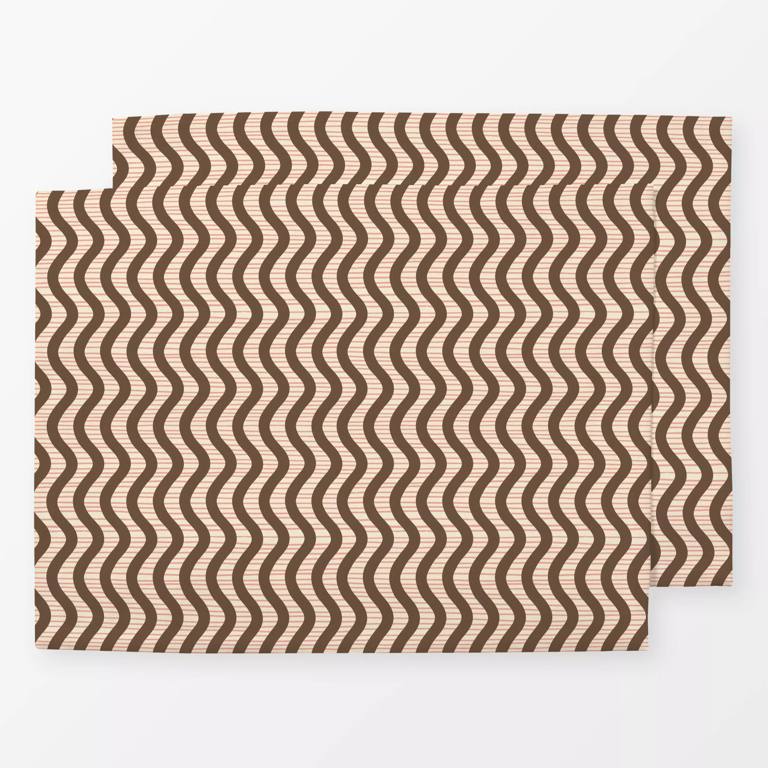 Tischset Lines and Waves - Symbole & Muster - von „Andrea Liesert"; boho, pattern, safari, Summerfeeling, Summercollection, ...