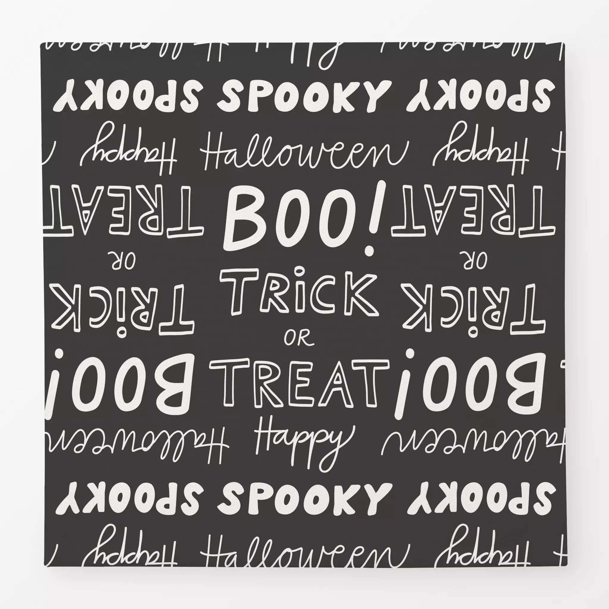 Servietten Halloween Typo anthrazit Halloween Typo anthrazit