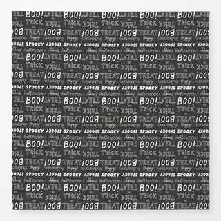 Tischdecke Halloween Typo anthrazit
