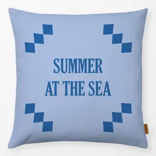 Kissen Summer At The Sea Blau